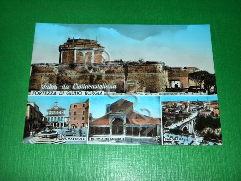 Cartolina Saluti da Civita Castellana - Vedute diverse 1959 | Immagine Gallery 2