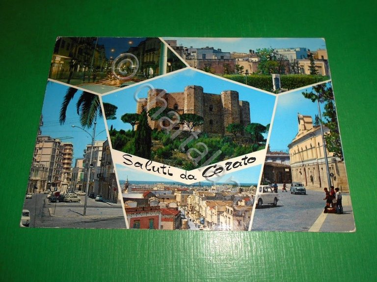 Cartolina Saluti da Corato - Vedute diverse 1979.