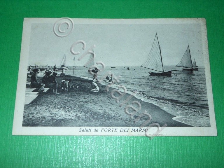 Cartolina Saluti da Forte dei Marmi 1932