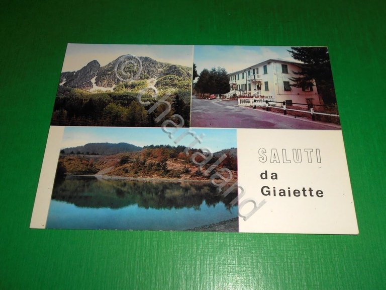 Cartolina Saluti da Giaiette - Borzonasco - Albergo Ristorante "Dei …