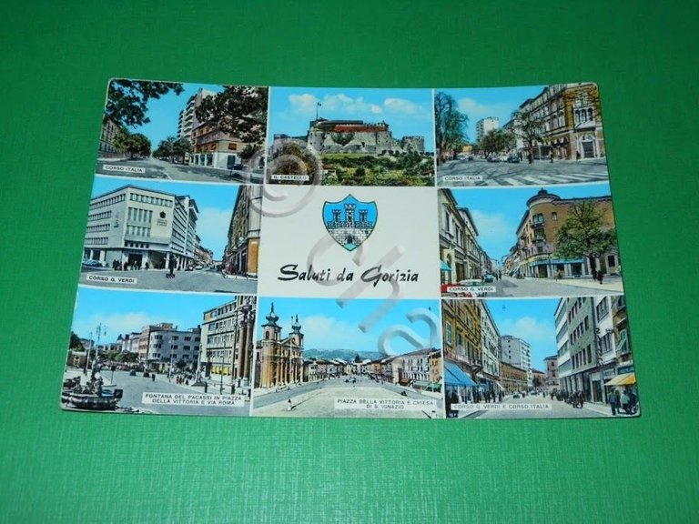 Cartolina Saluti da Gorizia - Vedute diverse 1960 ca