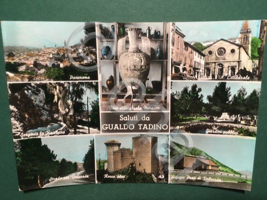 Cartolina Saluti Da Gualdo Tadino - Panorama - 1960