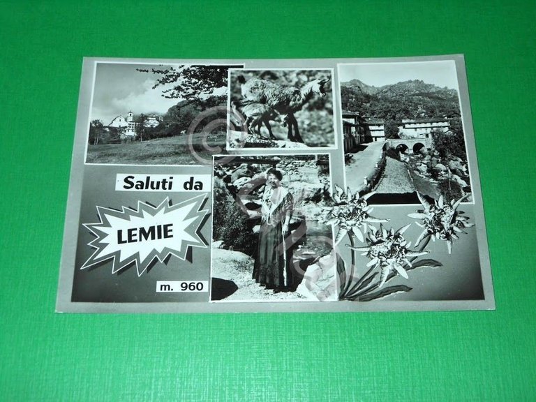 Cartolina Saluti da Lemie - Vedute diverse 1967