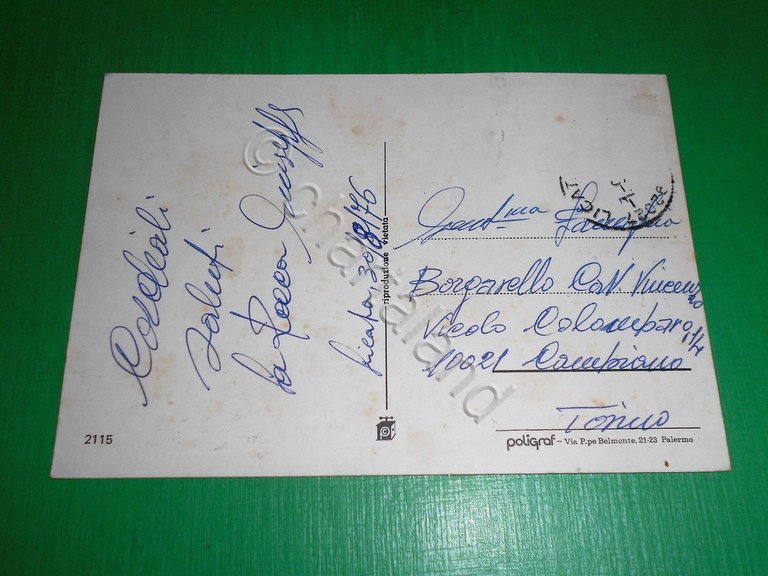 Cartolina Saluti da Licata - Vedute diverse 1976 | Immagine Gallery 4