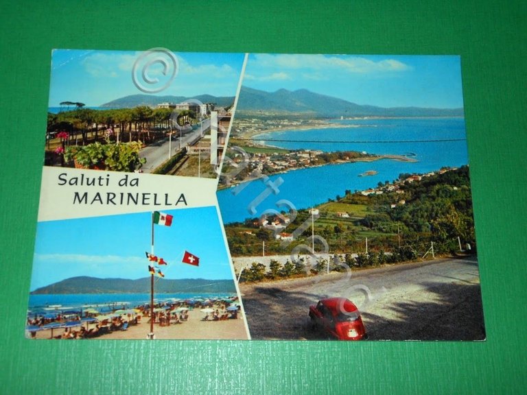 Cartolina Saluti da Marinella - Vedute diverse 1976 | Immagine Gallery 2