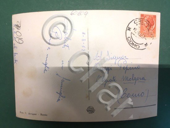 Cartolina Saluti Da Moggio - 1957