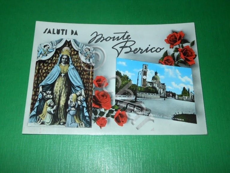 Cartolina Saluti da Monte Berico - Vedute diverse 1955 ca | Immagine Gallery 2