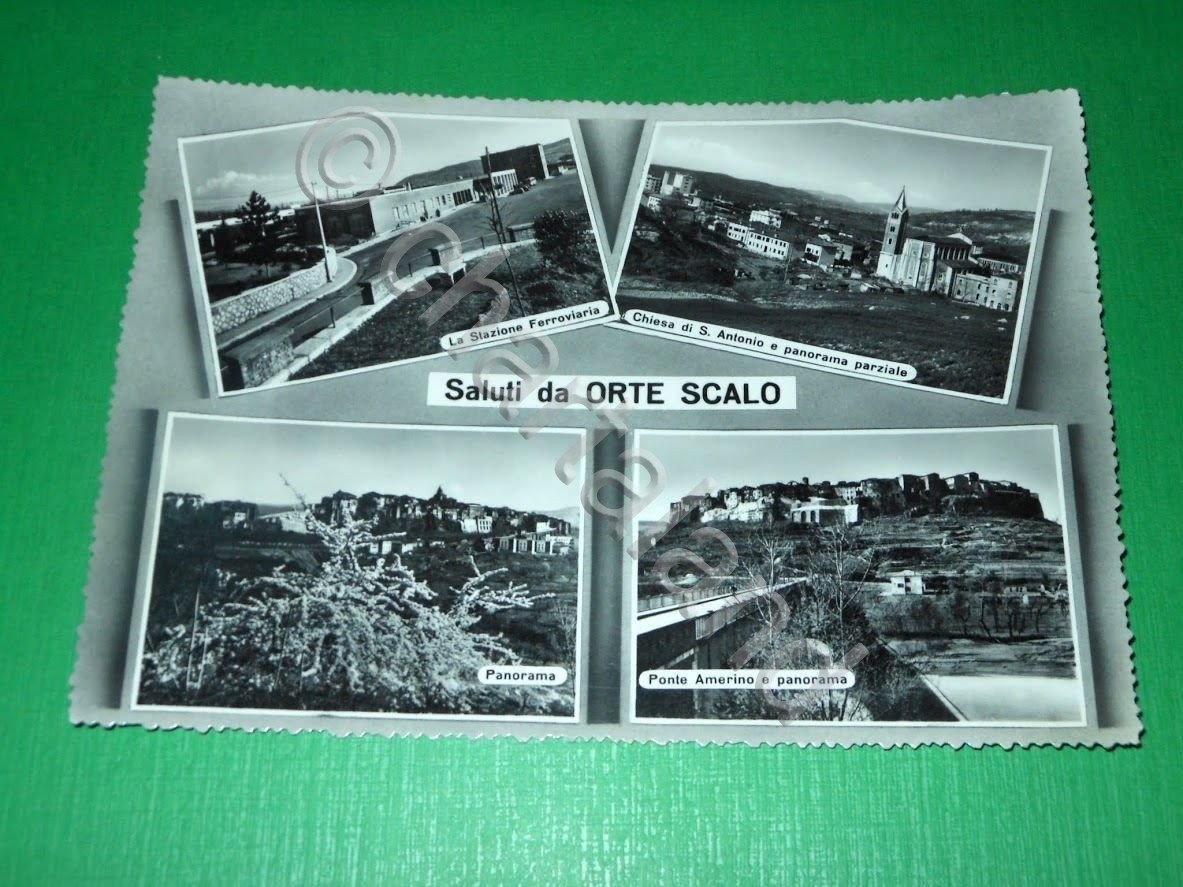 Cartolina Saluti da Orte Scalo ( Viterbo ) - Vedute …