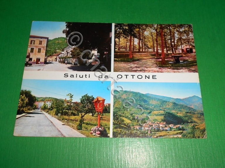 Cartolina Saluti da Ottone ( Val Trebbia ) - Vedute …