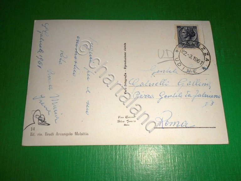 Cartolina Saluti da Paluzza ( Udine ) - Vedute diverse …