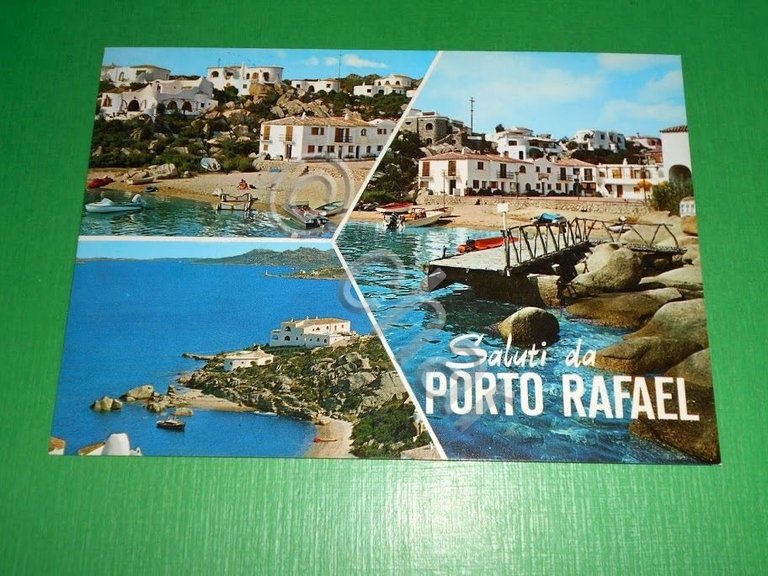 Cartolina Saluti da Porto Rafael - Vedute diverse 1970 ca
