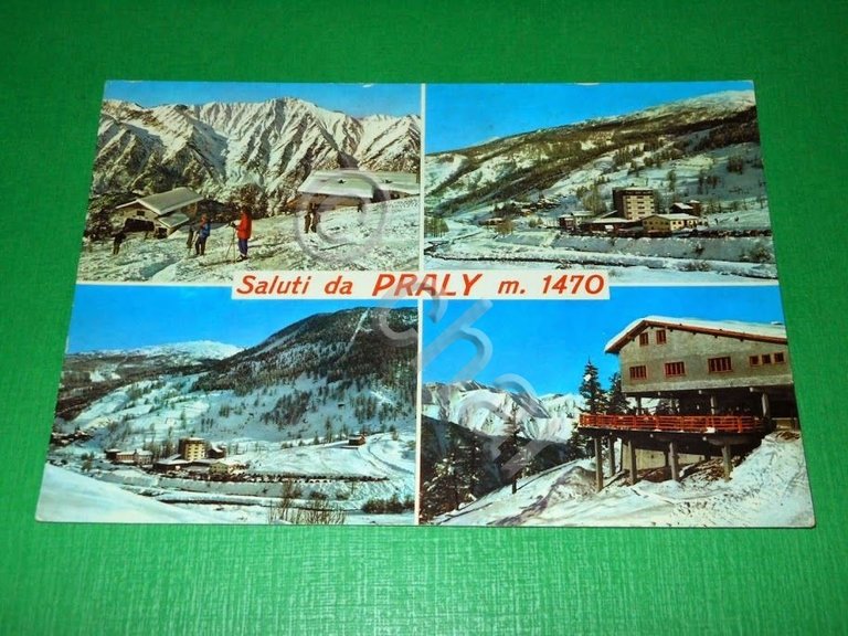 Cartolina Saluti da Praly - Vedute diverse 1977 | Immagine Gallery 2