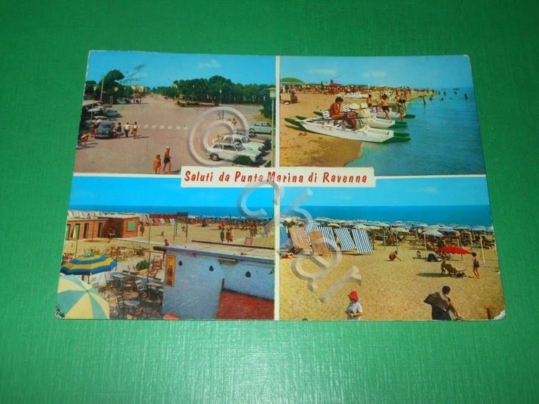 Cartolina Saluti da Punta Marina di Ravenna - Vedute diverse …