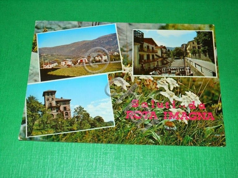 Cartolina Saluti da Rota d'Imagna - Vedute diverse 1978.