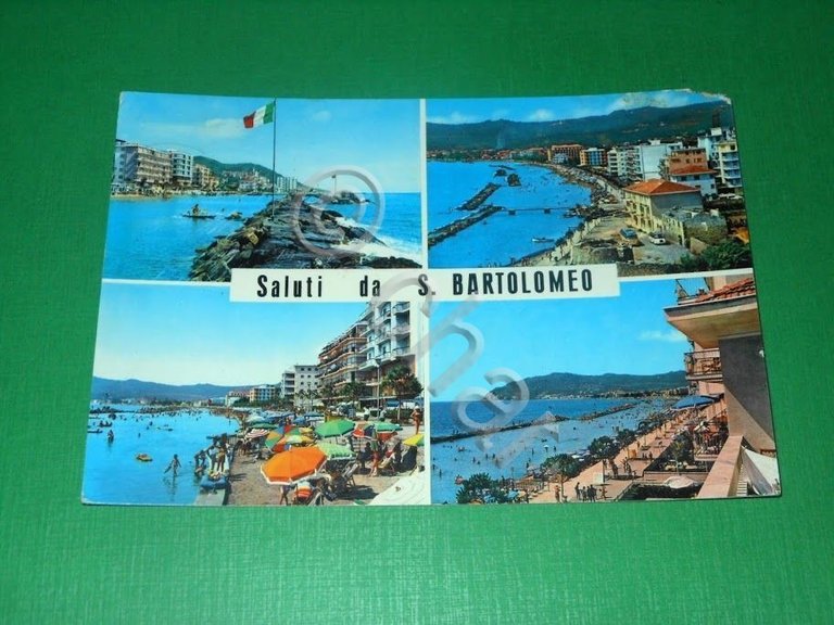 Cartolina Saluti da S. Bartolomeo - VEdute diverse 1965.