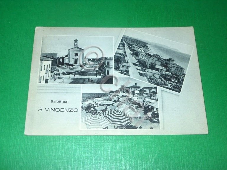 Cartolina Saluti da S. Vincenzo ( Livorno ) - Vedute …