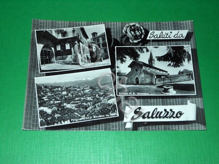 Cartolina Saluti da Saluzzo - Vedute diverse 1960 | Immagine Gallery 2