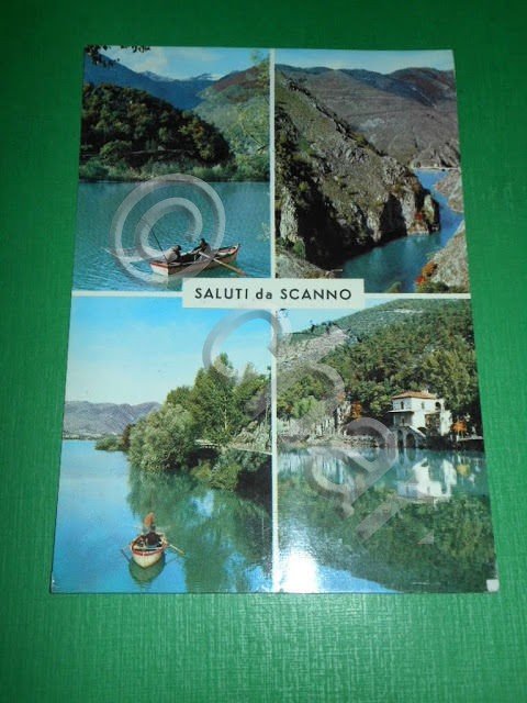 Cartolina Saluti da Scanno - Vedute diverse 1966