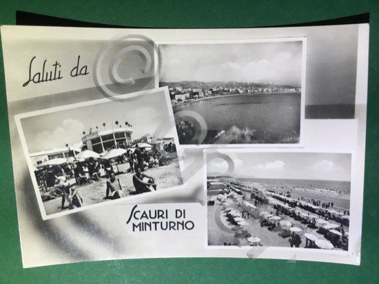 Cartolina Saluti Da Scauri Di Minturno - 1955