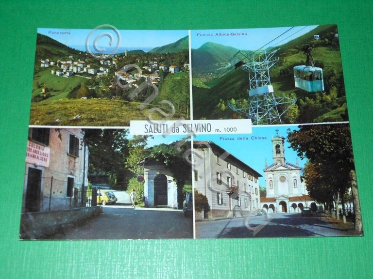 Cartolina Saluti da Selvino - Vedute diverse 1968