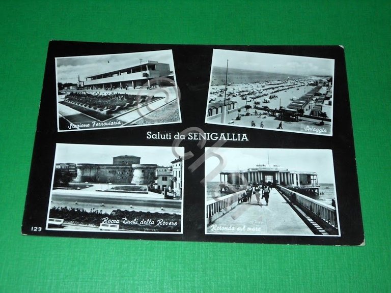 Cartolina Saluti da Senigallia - Vedute diverse 1961