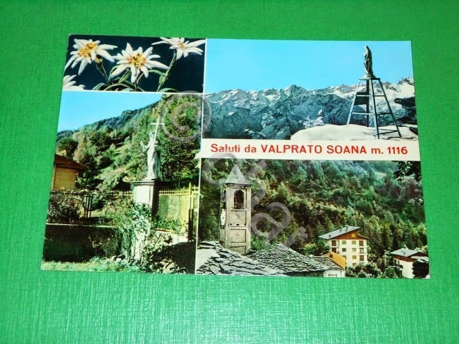 Cartolina Saluti da Valprato Soana - Vedute diverse 1978.