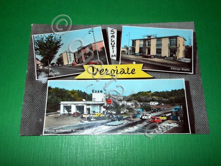 Cartolina Saluti da Vergiate - Vedute diverse 1983 | Immagine Gallery 2