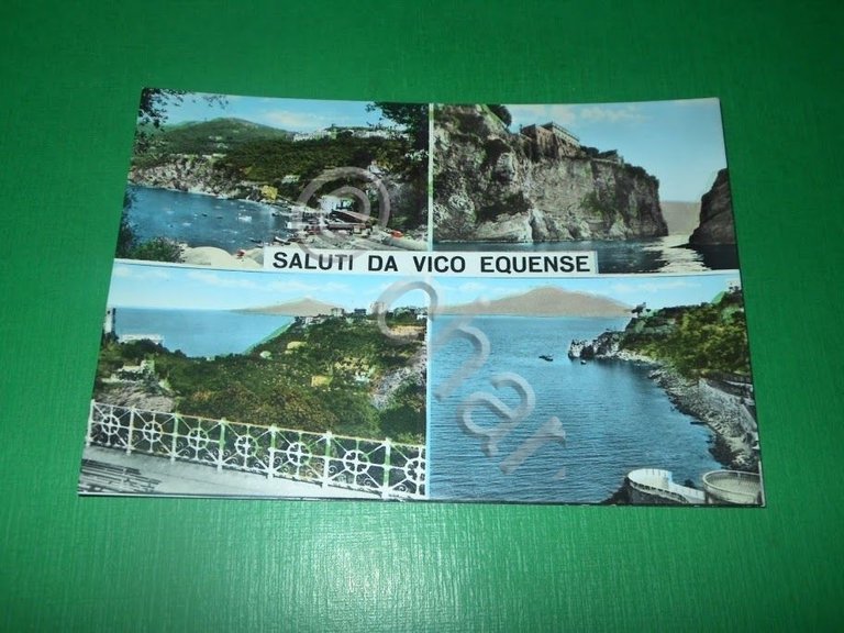 Cartolina Saluti da Vico Equense - Vedute diverse 1960 ca