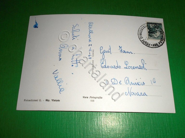 Cartolina Saluti dai monti di Formazza - Vedute diverse 1967