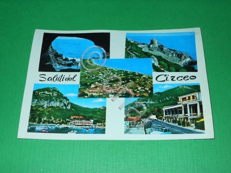 Cartolina Saluti dal Circeo - Vedute diverse 1970 ca.