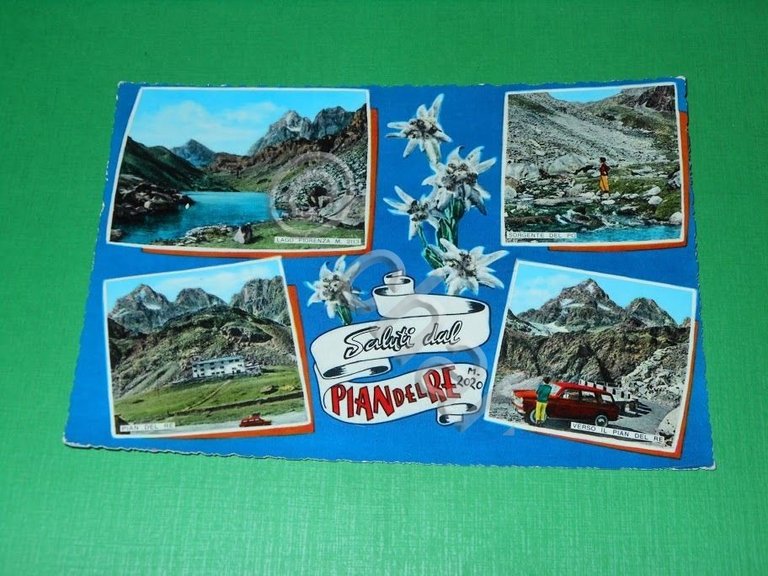 Cartolina Saluti dal Pian del Re ( Crissolo Cuneo ) …