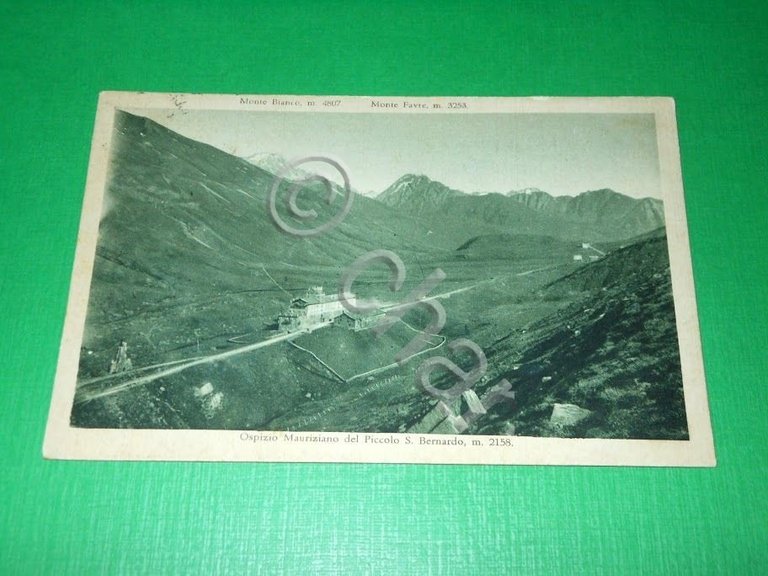Cartolina Saluti dal Piccolo S. Bernardo - Ospizio mauriziano 1932