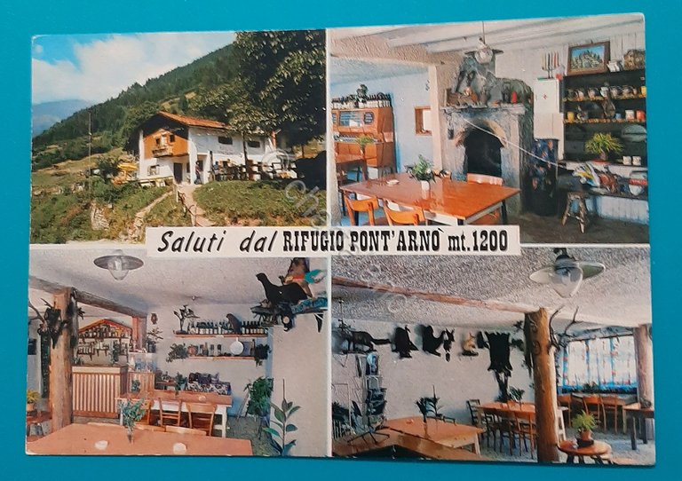 Cartolina Saluti dal Rifugio Pont' Arno - Breguzzo - Trento …