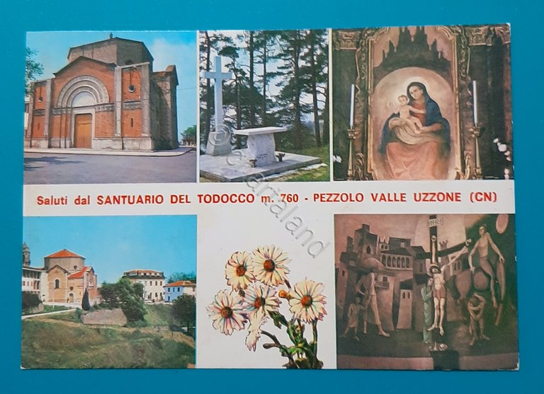 Cartolina Saluti dal Santuario del Todocco - Pezzolo Valle Uzzone …