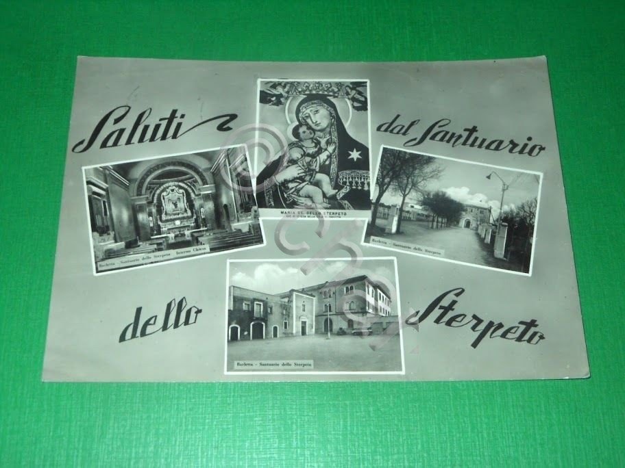 Cartolina Saluti dal Santuario dello Sterpeto ( Barletta ) - …