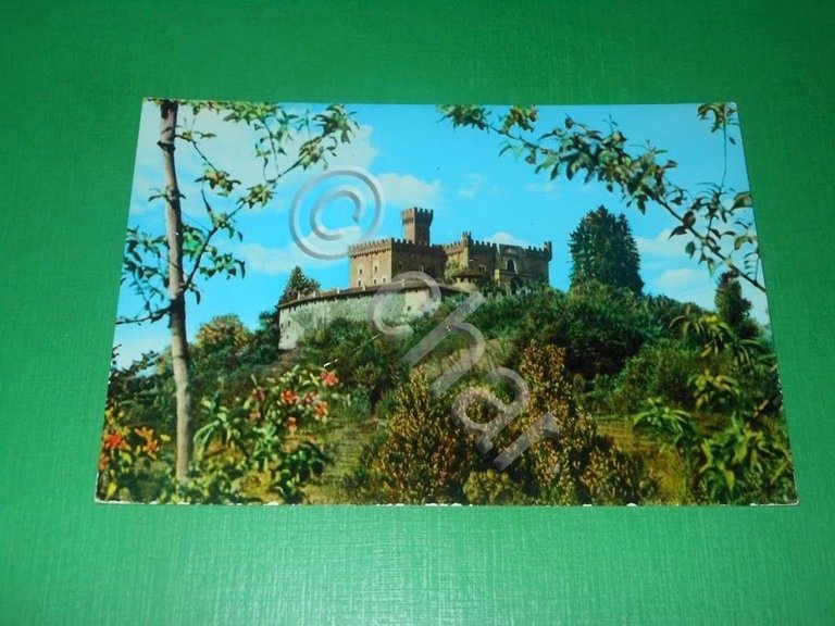 Cartolina Saluzzo - Castello di Castellar 1970 ca.