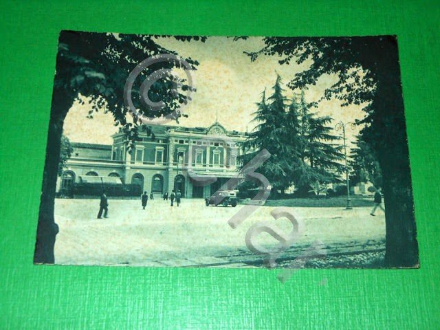 Cartolina Saluzzo - Stazione Ferroviaria 1941.