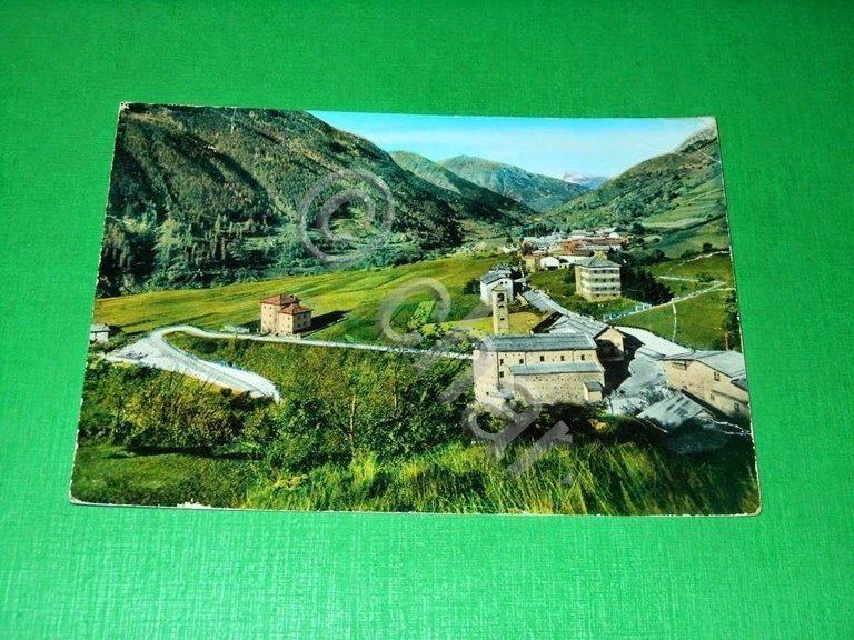 Cartolina Sambuco ( Valle Stura ) - Panorama 1966.