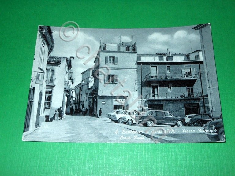 Cartolina San Bartolomeo in Galdo ( Benevento ) - Piazza …