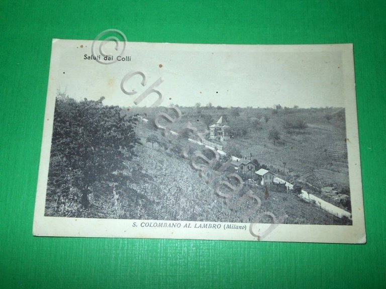 Cartolina San Colombano al Lambro ( Milano ) - Veduta …