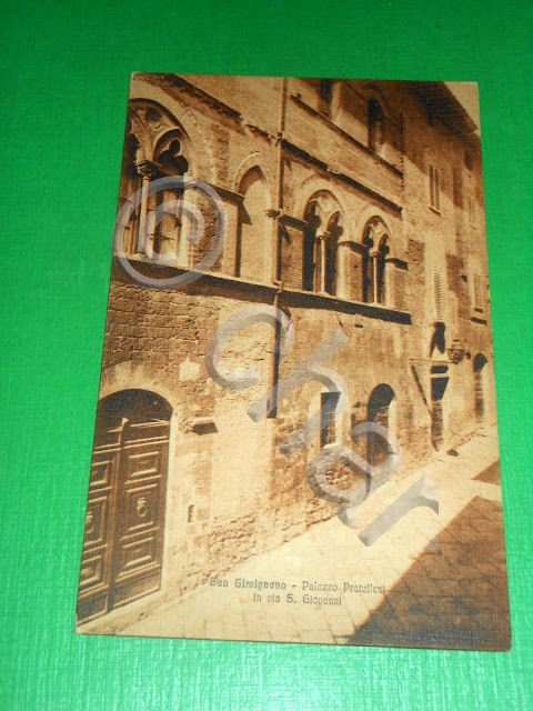Cartolina San Gimignano - Palazzo Pratellesi in via S. Giovanni …