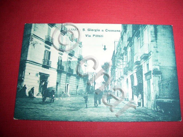 Cartolina San Giorgio a Cremano - Via Pitteri 1920 ca.