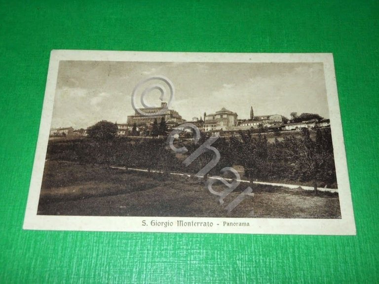 Cartolina San Giorgio Monferrato - Panorama 1917.