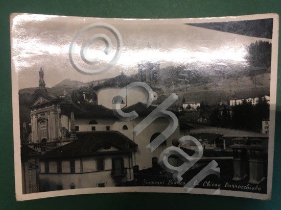 Cartolina San Giovanni Bianco - Bergamo - Chiesa Parrocchiale - …