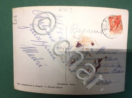 Cartolina San Giovanni Bianco - Bergamo - Chiesa Parrocchiale - …