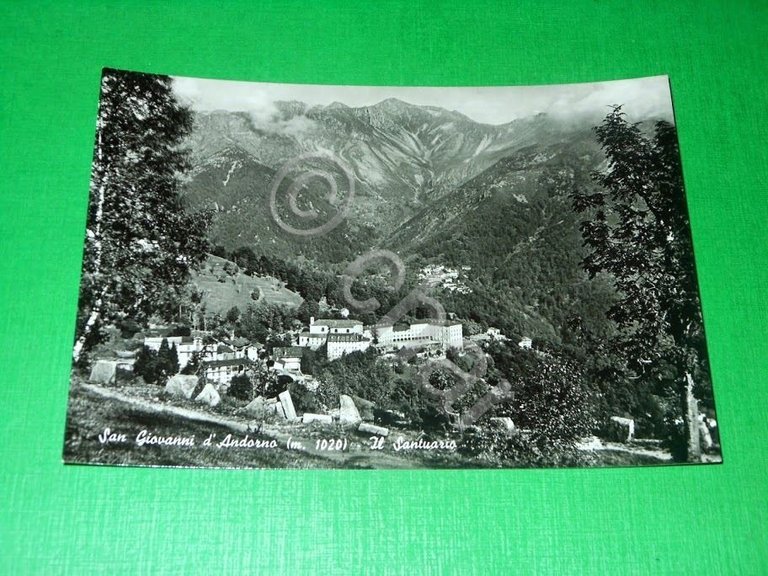 Cartolina San Giovanni D'Andorno - Il Santuario 1955 ca | Immagine Gallery 2