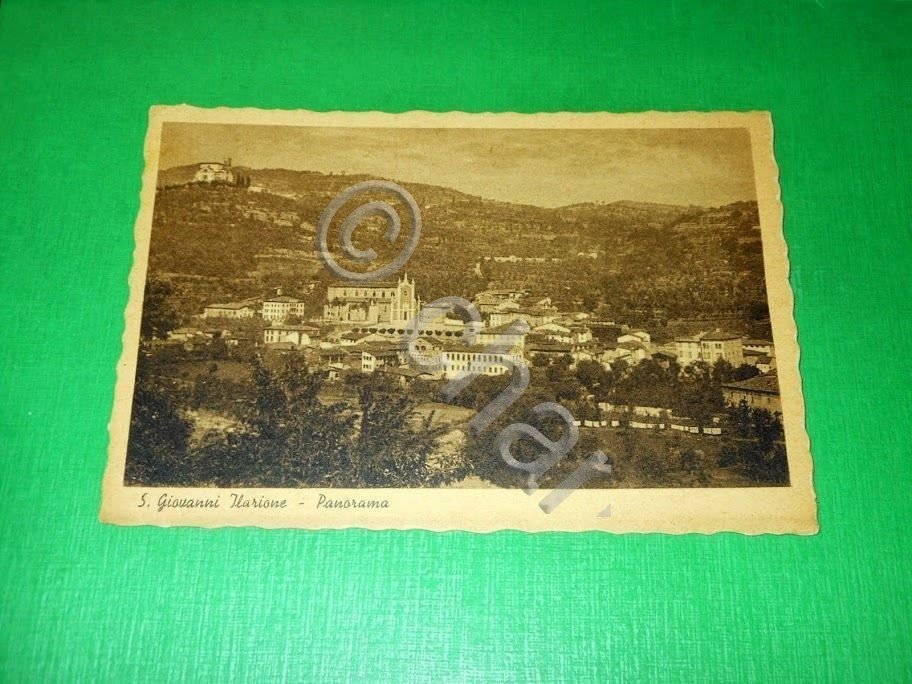 Cartolina San Giovanni Ilarione - Panorama 1943