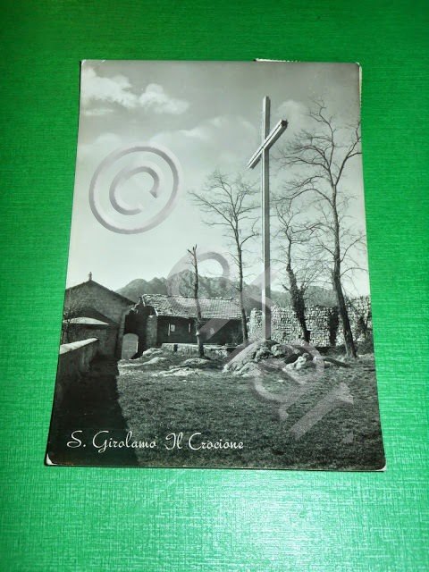 Cartolina San Girolamo - Il Crocione 1952