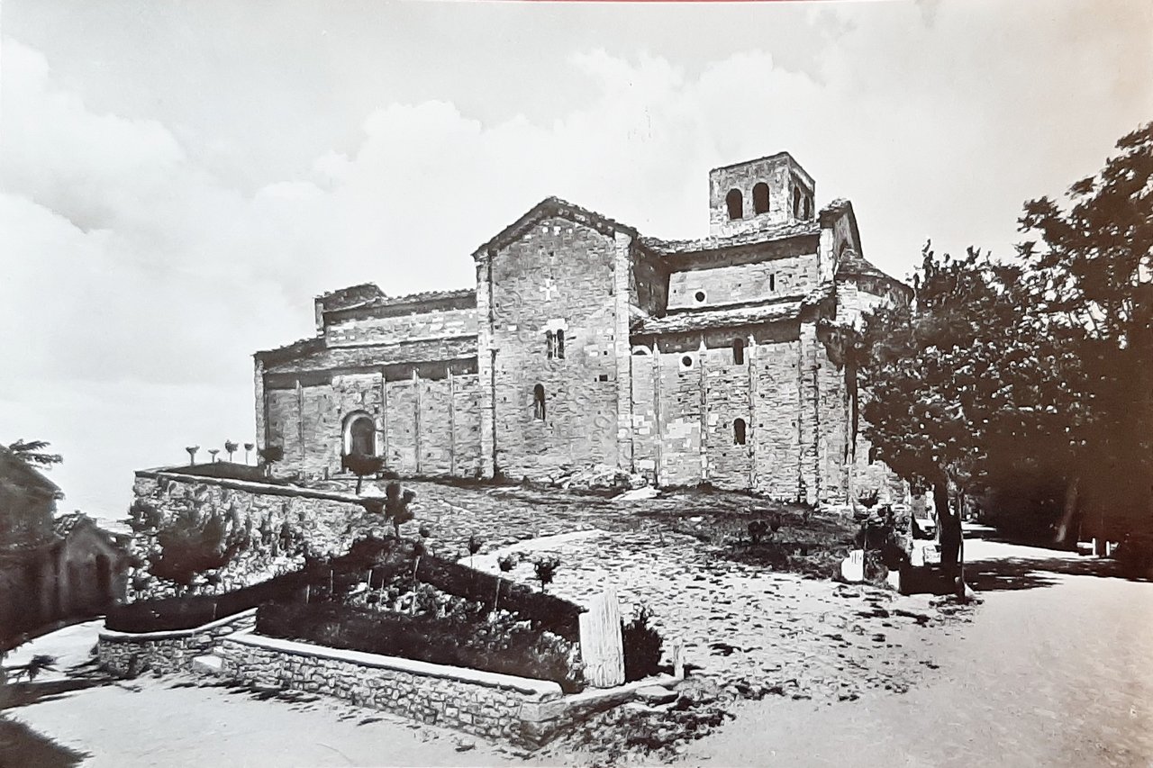Cartolina San Leo - Il Duomo di stile Romanico Lombardo …