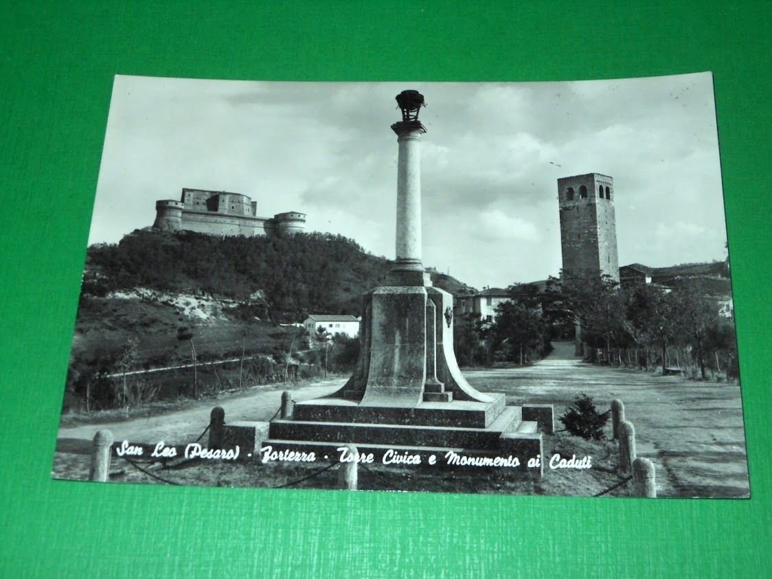 Cartolina San Leo ( Pesaro ) - Fortezza - Torre …